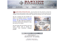 Tablet Screenshot of blevinsfinancial.com